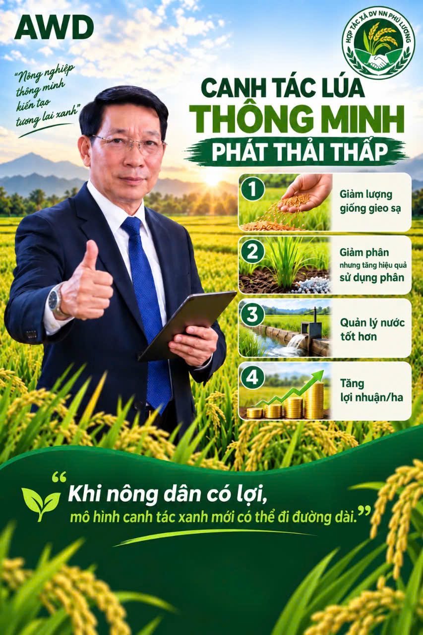 CANH TÁC LÚA THÔNG MINH- PHÁT THẢI THẤP: NÔNG DÂN THỰC CHẤT ĐƯỢC GÌ