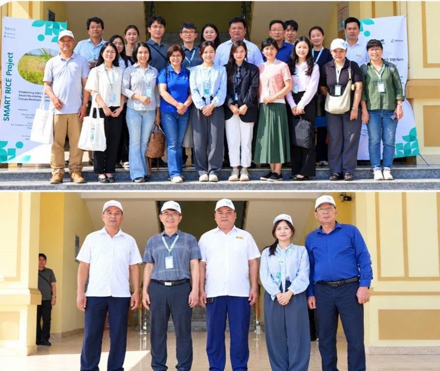 "TĂNG CƯỜNG HỢP TÁC QUỐC TẾ, HƯỚNG TỚI SẢN XUẤT LÚA BỀN VỮNG VÀ GIẢM PHÁT THẢI KHÍ METAN TẠI XÃ BẮC TIÊN HƯNG" 